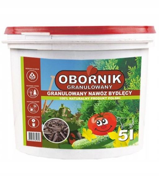 Obornik Naturalny Granulowany Nawóz Bydlęcy 5L ERLI pl