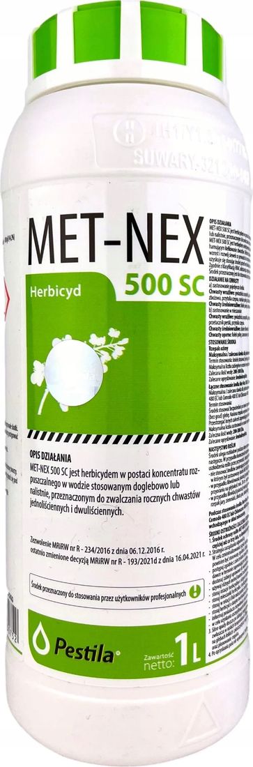 MET NEX 500SC 1L OPRYSK NA CHWASTY HERBICYD ERLI Pl