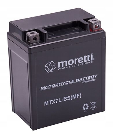 Moretti Akumulator AGM Gel YTX7L BS 12V 6Ah ERLI Pl