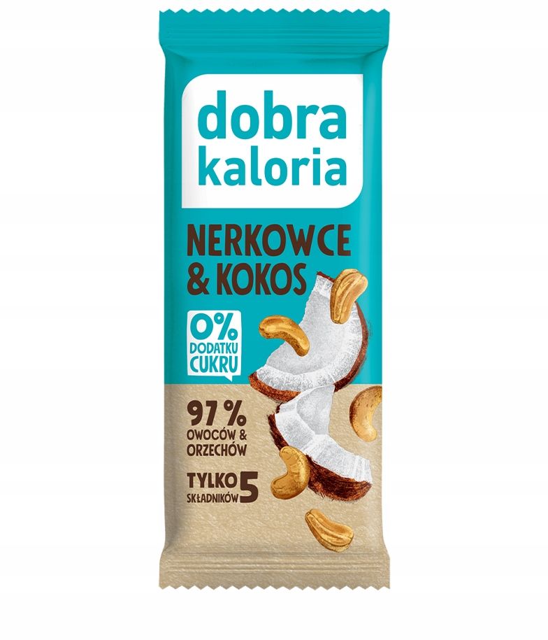 Dobra Kaloria Baton Kokos Orzech 35g ERLI Pl