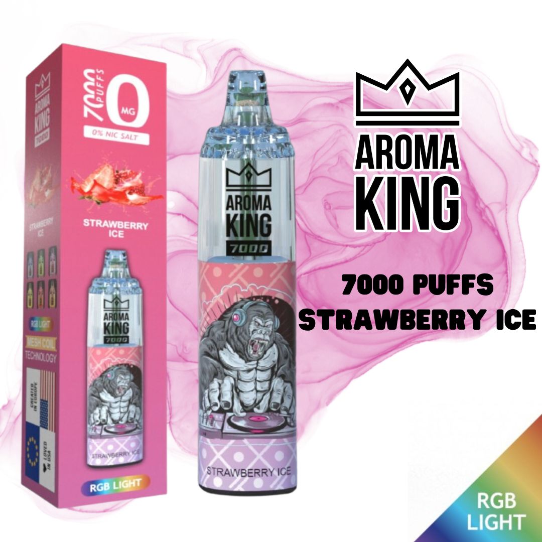 Jednoraz Wka Aroma King Tornado Puffs Strawberry Ice Mg Erli Pl