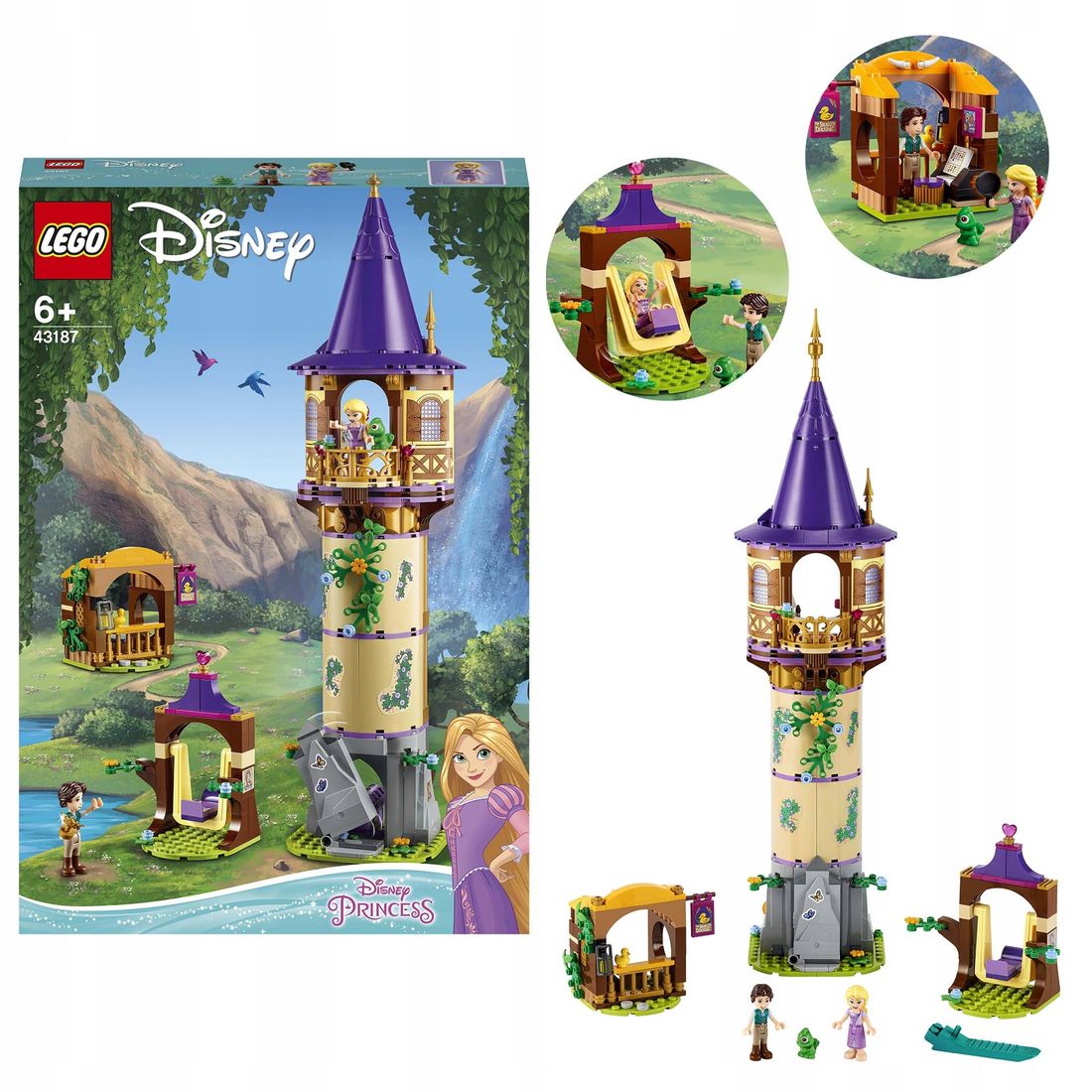 LEGO DISNEY PRINCESS Wieża Roszpunki 43187 144175980 ERLI pl