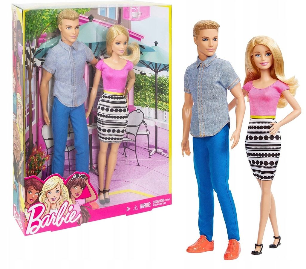 Barbie Zestaw Lalka Ken Barbie Dlh Mattel Erli Pl