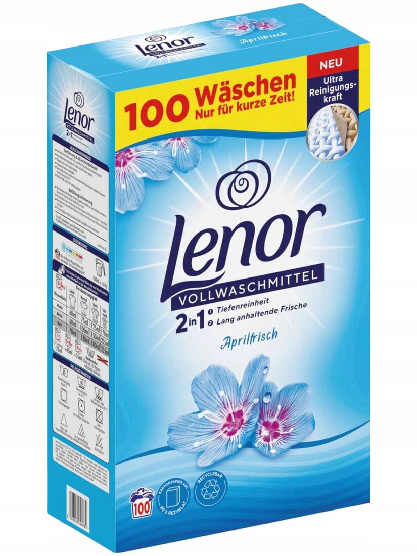 LENOR Proszek Aprilfrisch 100p 6 5kg Uniwersal ERLI Pl