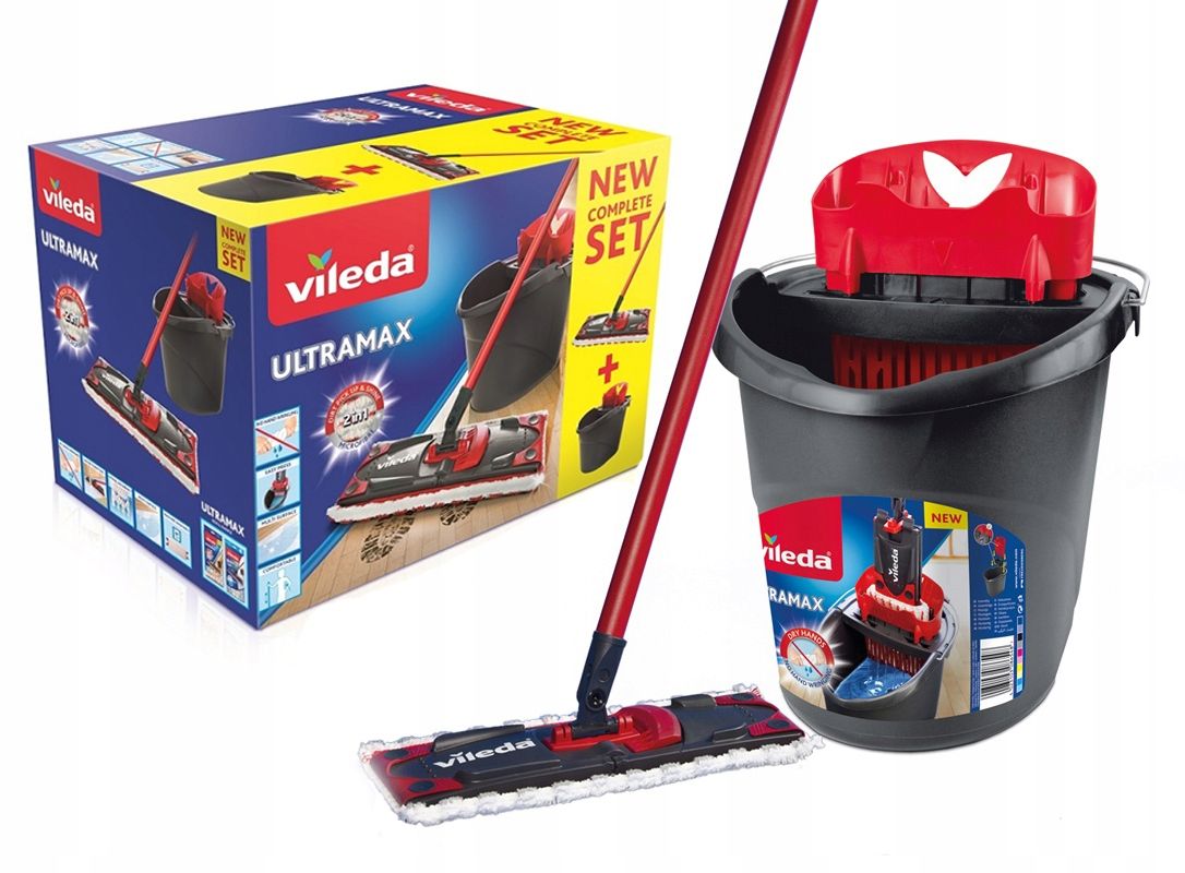 MOP VILEDA ULTRAMAX BOX ZESTAW WIADRO WYCISKACZ ERLI Pl