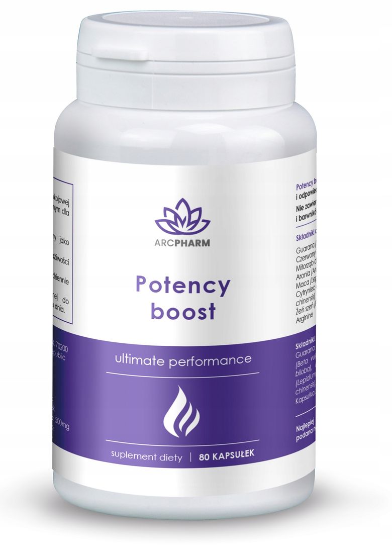 TABLETKI NA POTENCJĘ EREKCJĘ POTENCY BOOST 80szt ERLI pl