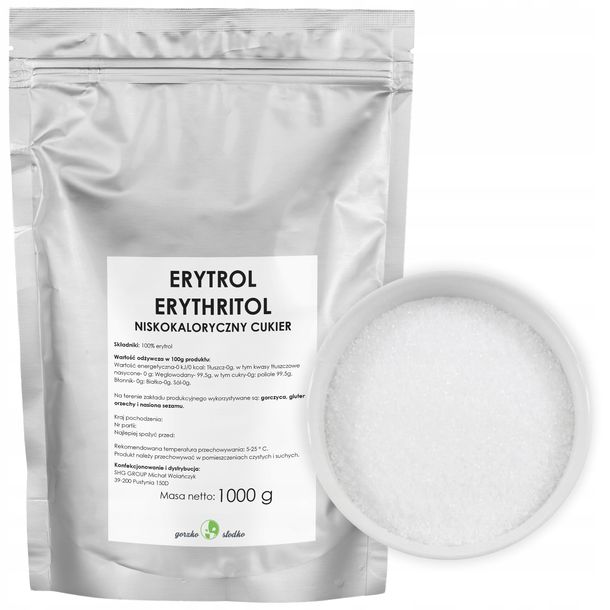 Erytrol Erytrytol Naturalny S Odzik Kg Erli Pl