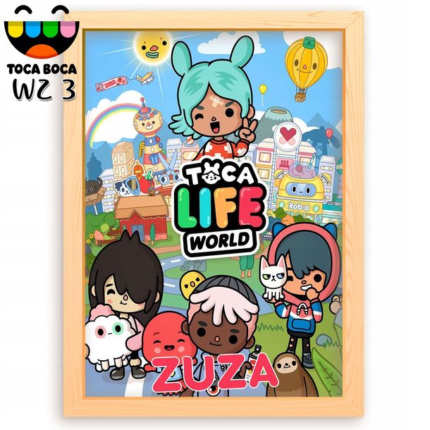 Dyplom Plakat A Dla Fana Toca Boca Life World Y Erli Pl