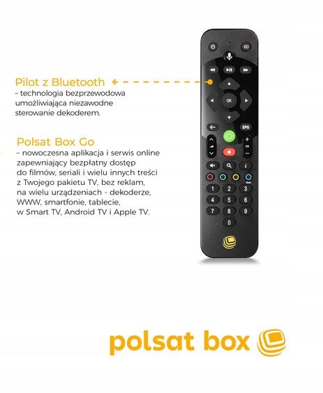 Pilot Do Dekodera Cyfrowy Polsat Box K Bluetooth Erli Pl