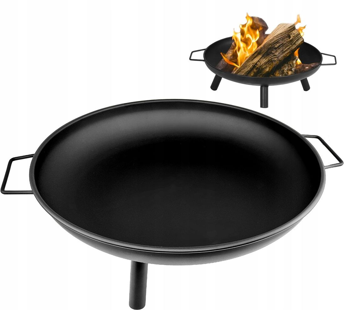 DUŻE PALENISKO OGRODOWE GRILL OGNISKO MISA 60 cm ERLI pl