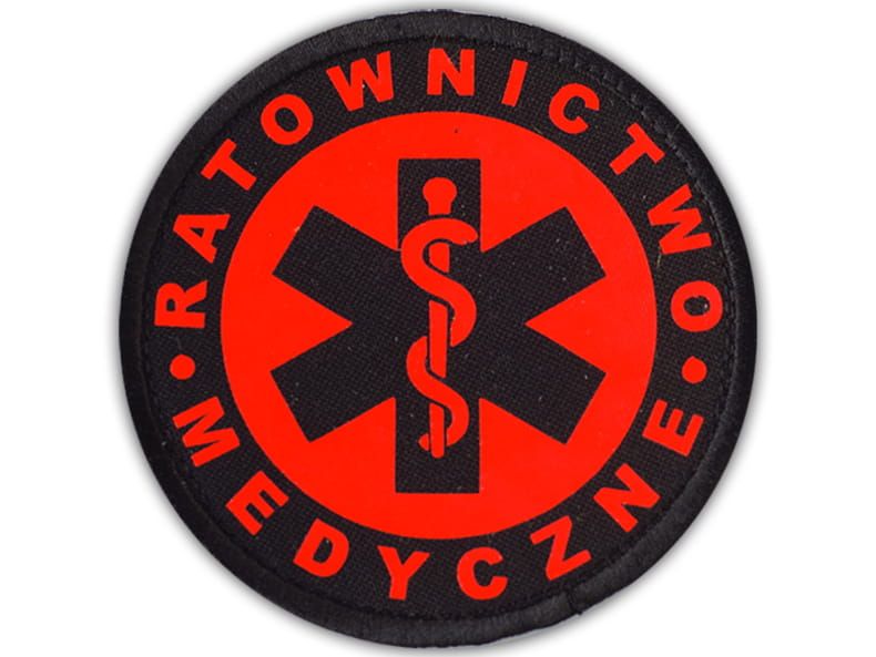 Emblemat Fluo Ratownictwo Medyczne Na Rzepie Cm Erli Pl