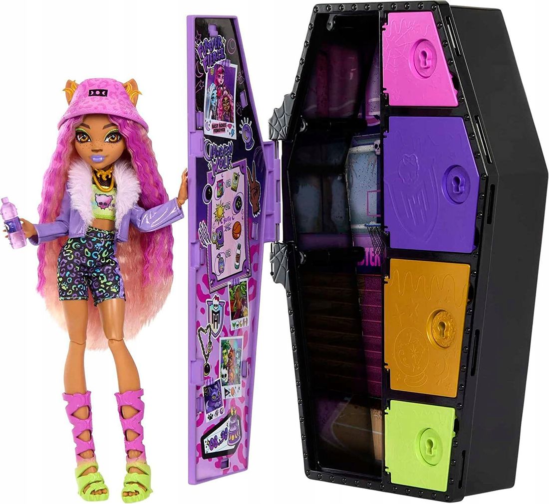 MONSTER HIGH LALKA CLAWDEEN WOLF SERKETNA TRUMNA ERLI Pl