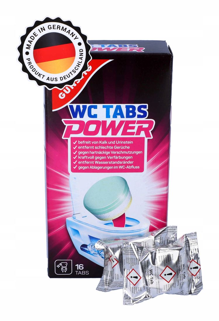 Tabletki Do Czyszczenia WC Toalety G G WC Tabs ERLI Pl