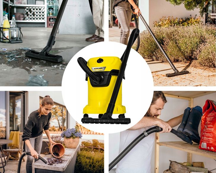 KARCHER ODKURZACZ UNIWERSALNY WD 3 POTĘŻNA MOC 4500 W PREMIUM ZESTAW