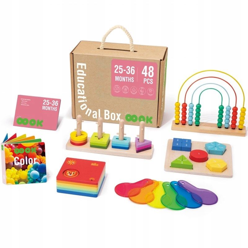 Tooky Toy Edukacyjne Pude Ko Montessori Sorter Puz Erli Pl