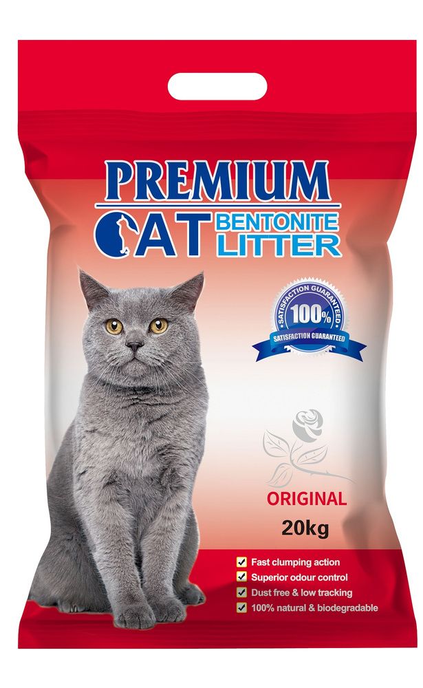 Premium Cat Wirek Bentonitowy Zbrylaj Cy Naturalny Dla Kota Kg