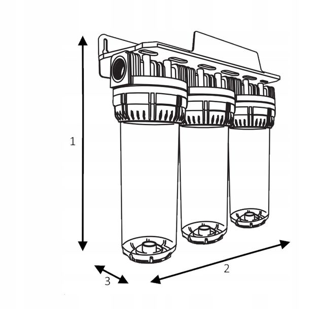 FILTR WODY WSTĘPNY 3 STOPNIOWY NARUROWY KORPUS 1 2 ERLI pl