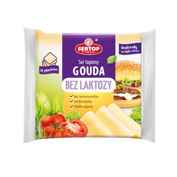 Ser Topiony Gouda Bez Laktozy Plastry 130 G SERTOP ERLI Pl