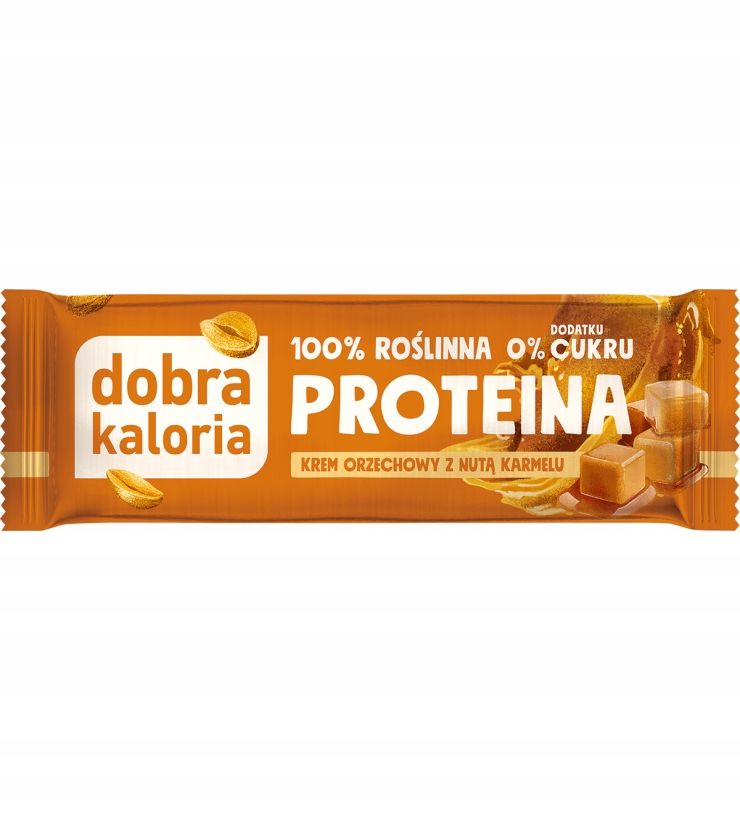 Dobra Kaloria Baton Proteinowy Orzech I Karmel 45g ERLI Pl