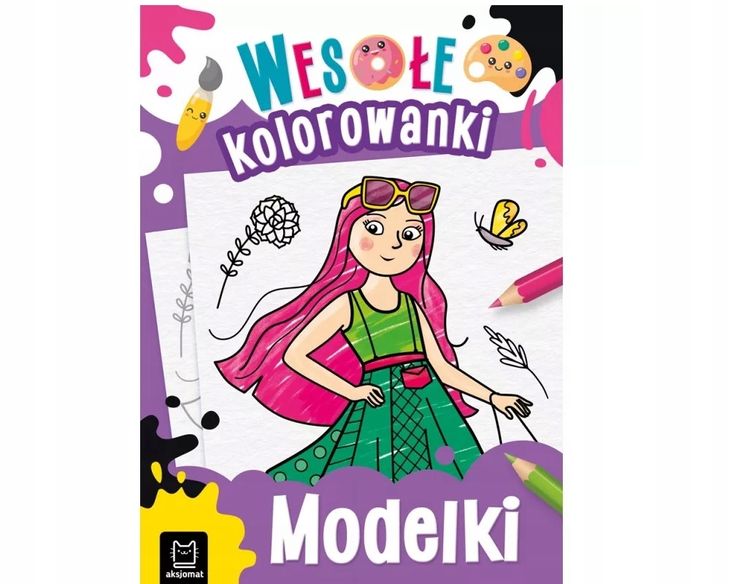 Kolorowanka Wesołe kolorowanki MODELKI Aksjomat A5 ERLI pl