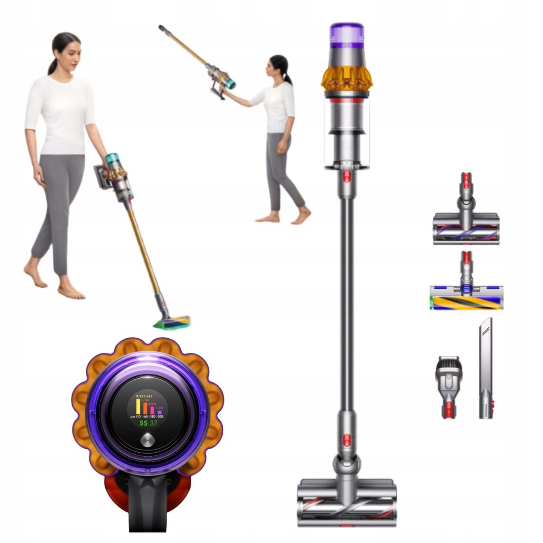 Dyson V Detect Absolute Odkurzacz Pionowy Dyson V Oryginalny