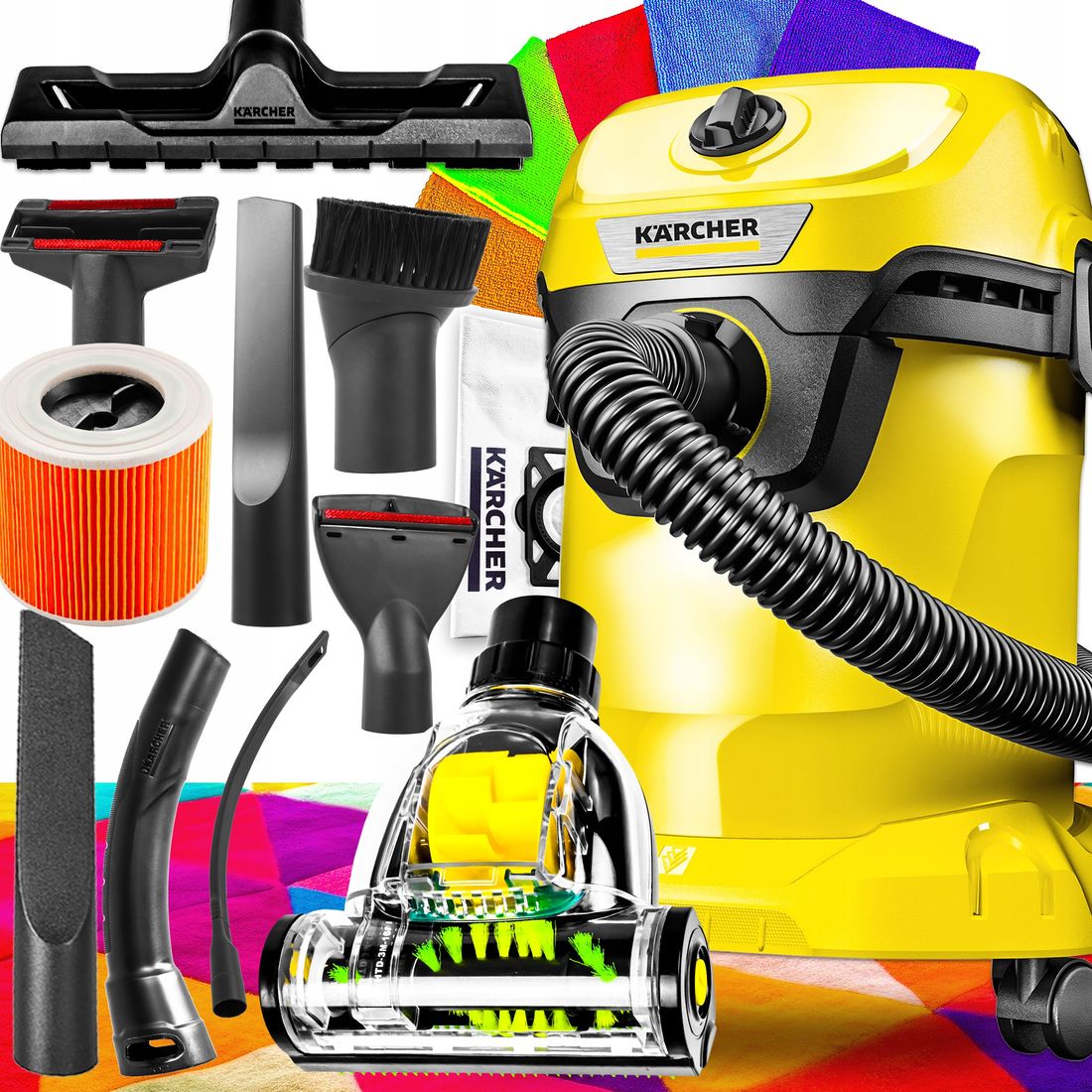 Karcher Odkurzacz Uniwersalny Wd Pot Na Moc W Premium Zestaw