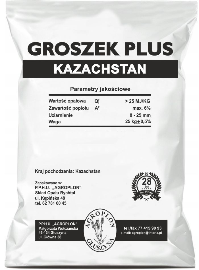 GROSZEK PLUS KAZACHSTAN Workowany 25kg ERLI Pl