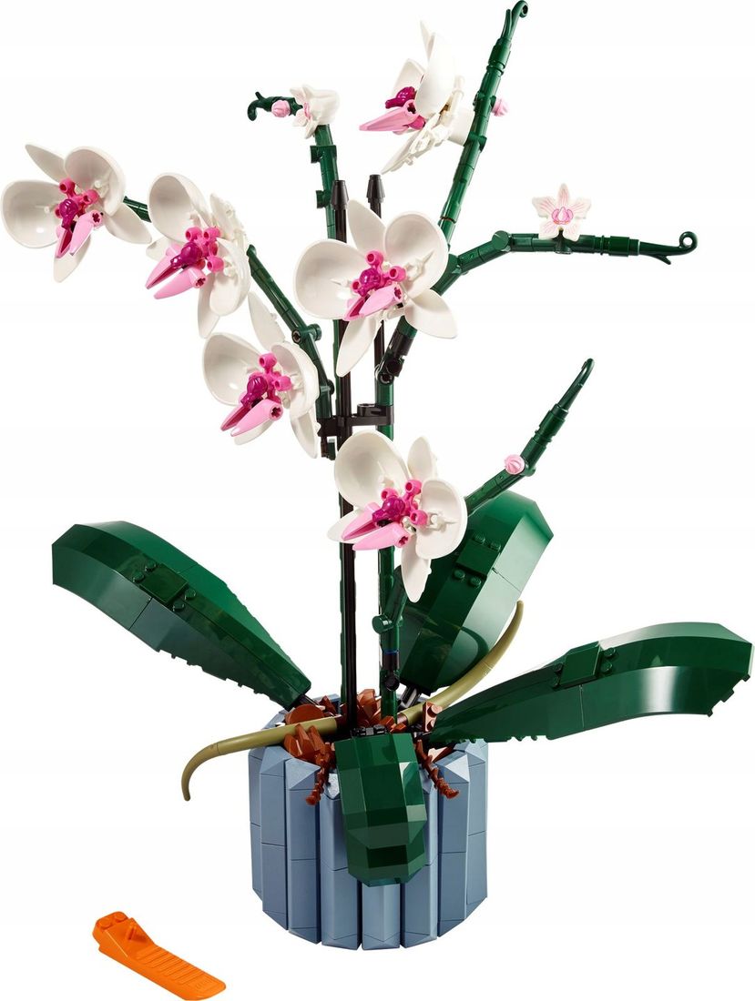 Lego Icons Orchidea Kwiat W Doniczce Bukiet Ozdoba Erli Pl