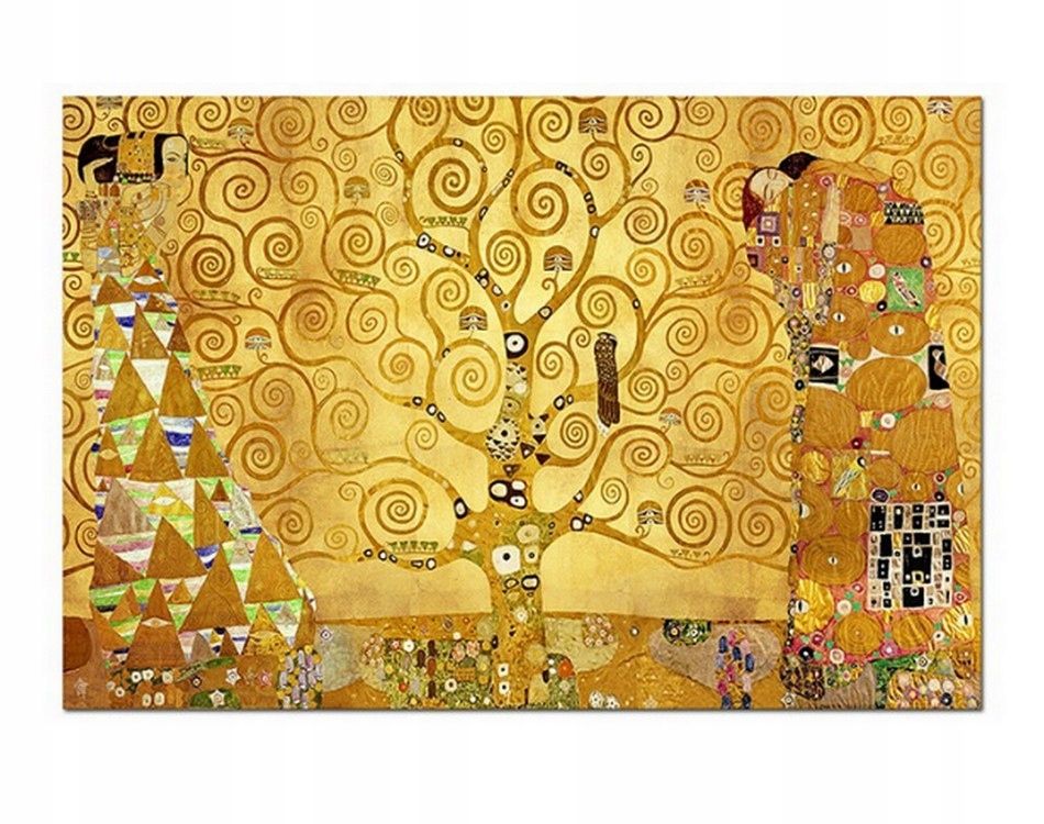 DUŻY OBRAZ GUSTAV KLIMT DRZEWO ŻYCIA REPRODUKCJA POCAŁUNEK ERLI pl