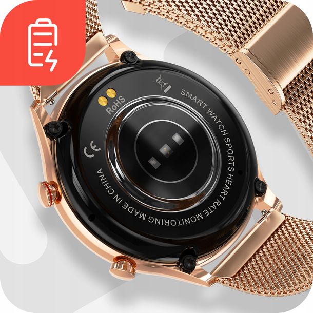 Smartwatch Zegarek Damski Z Funkcj Rozm W Sms Ci Nienie Puls Sport