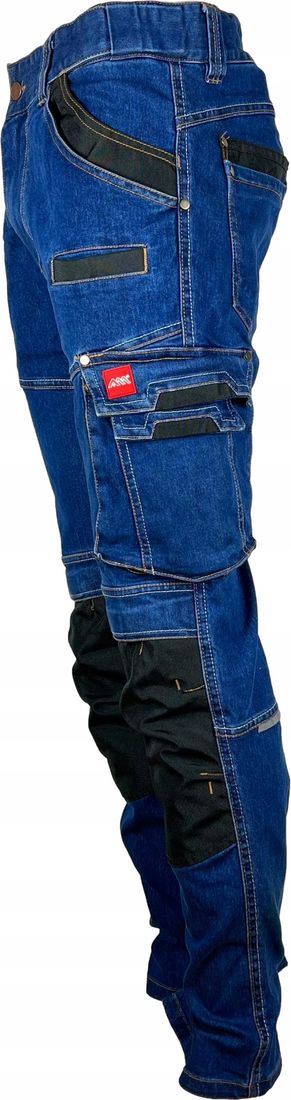 Spodnie Robocze Jeans Stretch Jeansowe Slim Bhp Erli Pl