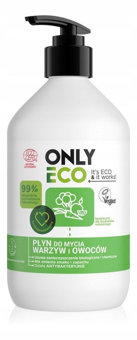 Only Eco Płyn do mycia warzyw i owoców 500ml 178377827 ERLI pl