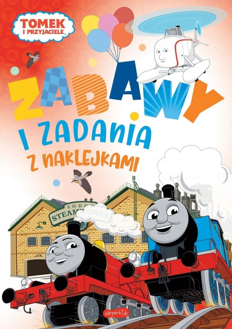 Tomek I Przyjaciele Kolorowanka Zabawy I Zadania Z Naklejkami Erli Pl