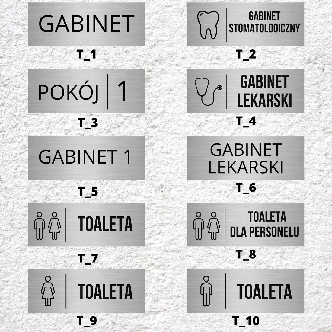 Tabliczka Toaleta Damska M Ska Wc X Cm Na Cian Drzwi Napis