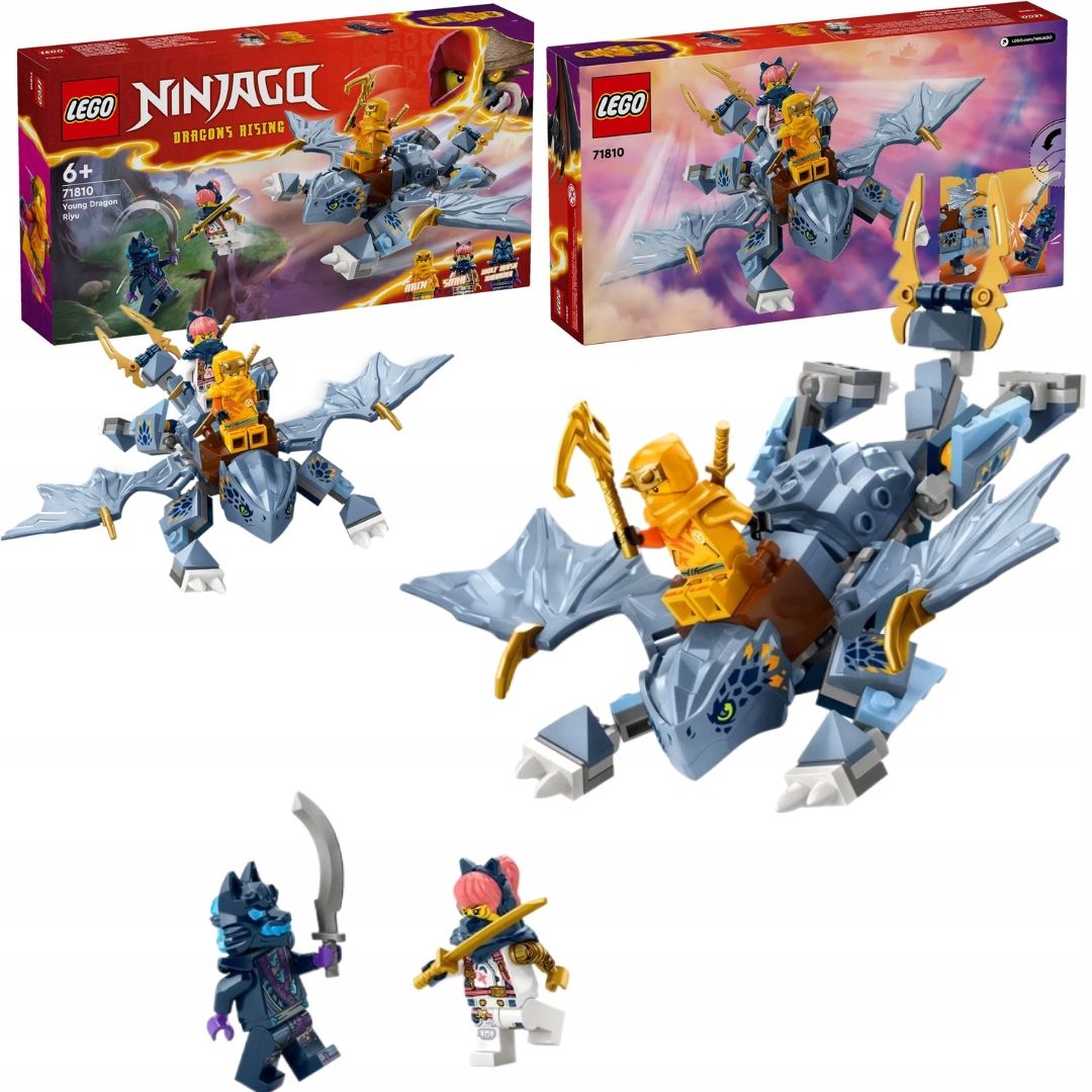 Lego Ninjago Powstanie Smoków 71810 Mały smok Riyu Ruchomy Smok 3