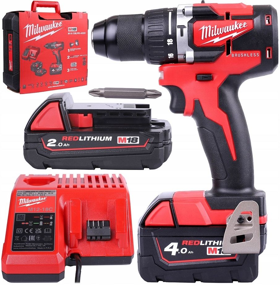 Milwaukee M18 CBLPD 422C CBLPD 2ah 4ah Zestaw POWERPACK 4933472116