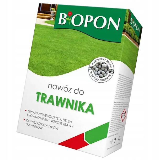 Nawóz Do Trawy Biopon 5 kg Granulat Wszystkie Rodzaje Trawnika ERLI pl