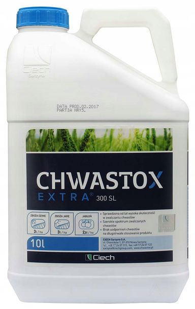 CHWASTOX EXTRA 300 SL 10L OPRYSK NA CHWASTY W ZBOŻACH NA DWULIŚCIENNE