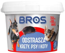 ŚRODEK PREPARAT ODSTRASZACZ KOTÓW PSÓW KRETÓW DŁUGO DZIAŁA BROS 450ml