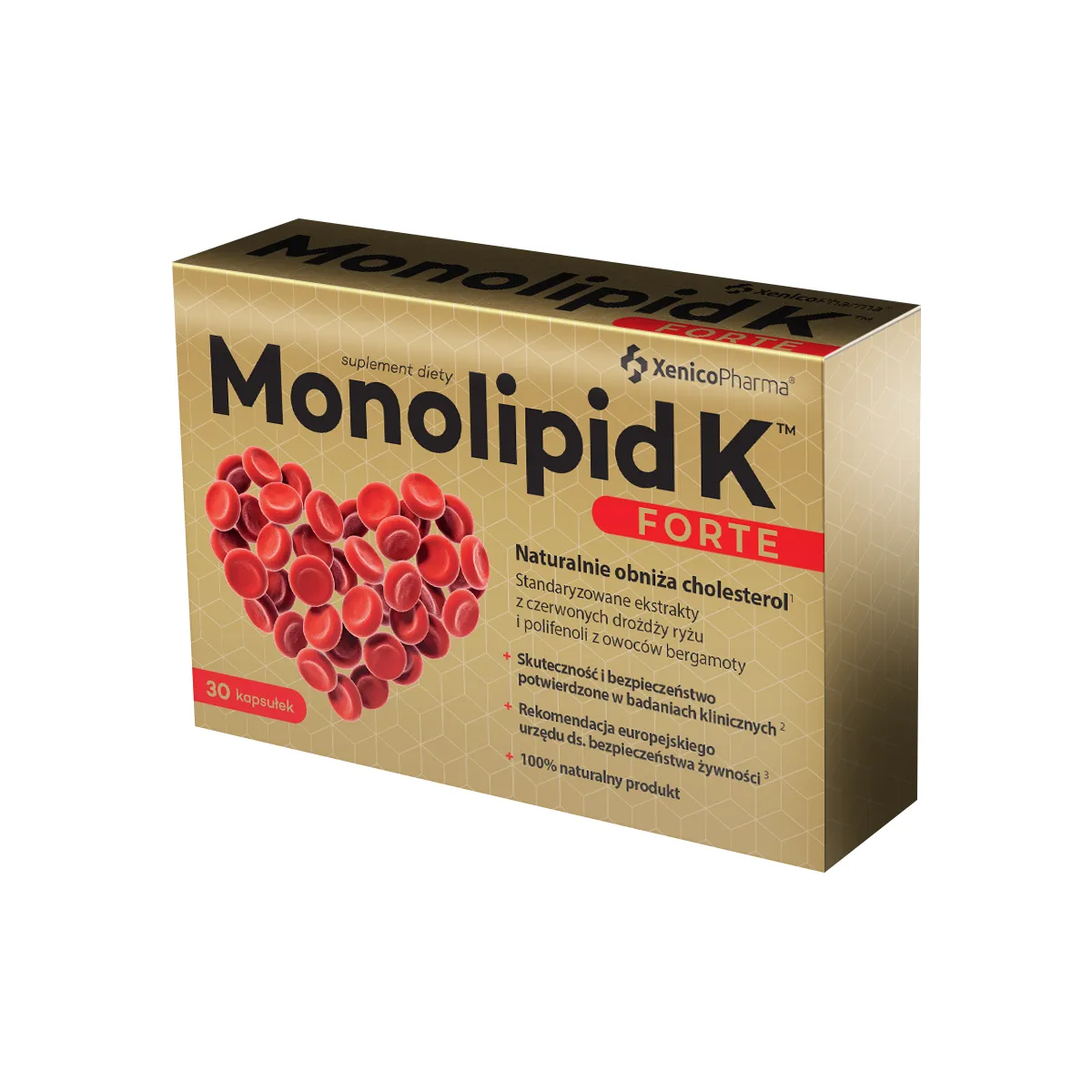 Monolipid K Forte Na Cholesterol Monakolina K 10 Mg 30 Kaps ERLI Pl