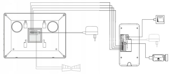 Wideodomofon Wifi Lcd Wifi Furtka Brama Breloki Bia Y Erli Pl