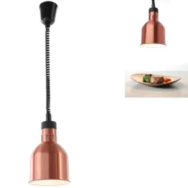 lampa-do-podgrzewania-potraw-wiszaca-cylindryczna-stozkowa-miedziana-250w