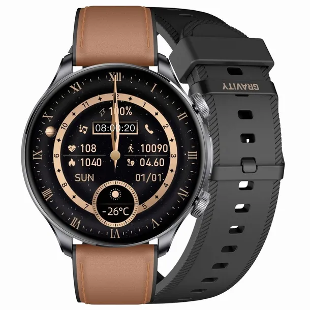 smartwatch-gravity-czarny-2-paski-gt35-1-stan-nowy-stan-opakowania-oryginalne