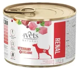 4vets-natural-dog-renal-puszka-185-g