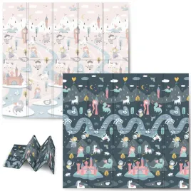 Zdjęcie produktu MATA PIANKOWA EDUKACYJNA SKŁADANA DLA DZIECI DUŻA 180x200 PIANKA XPE NUKIDO