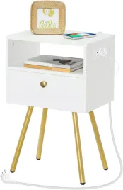 stolik-nocny-ze-stacja-ladujaca-usb-szuflada-bialo-zloty