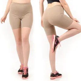 legginsy-damskie-1-2-kolarki-krotkie-spodenki-bezowe-xl