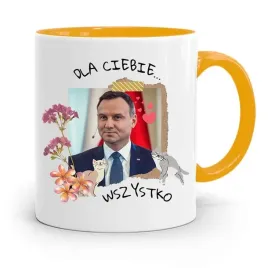kubek-zolty-prezydenta-andrzej-duda-pis-dla-ciebie