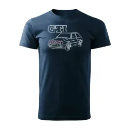 koszulka-z-samochodem-vw-golf-2-ii-meska-granatowa-regular