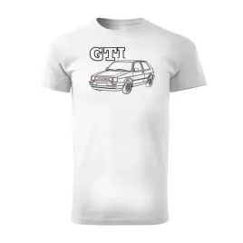 koszulka-z-samochodem-vw-golf-2-ii-meska-biala-regular
